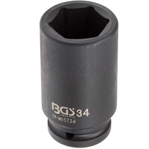 Cheie tubulara lunga de impact, 34mm, 3/4"