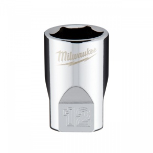 Cheie tubulară Milwaukee 1/4, sistem metric, scurtă - 12mm