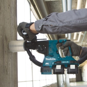 Ciocan rotopercutor Makita LXT 18V, 2,8J SDS-PLUS, livrat cu 2 acumulatori 5,0Ah - Img 4
