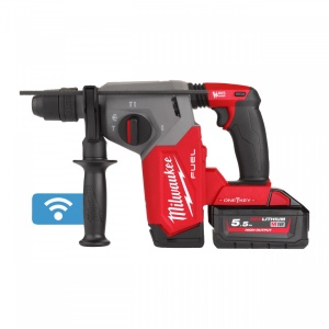 Ciocan rotopercutor SDS-Plus 26 mm cu 4 funcții și mandrină FIXTEC™ ONE-KEY™ M18 FUEL™ M18 ONEFHX-552X, echipat, 2 baterii, incarcator, valiza - Img 2