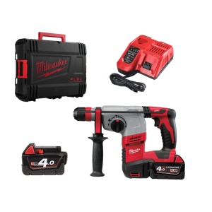 Ciocan rotopercutor SDS-Plus Milwaukee HD18 HX-402C, 2.4 jouli, livrat cu acumulatori, valiza, 4 functii