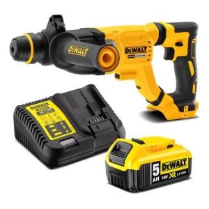 Ciocan rotopercutor ultra profesional cu 3 moduri de lucru Dewalt DCH263P1, SDS Plus, 3 J, cu acumulator Li-Ion, XR18 V / 5.0 Ah - Img 3