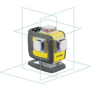 CL4D-B - Nivela laser albastru linii multiple, 4 planuri in 360°