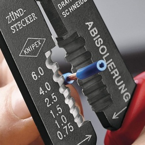 Cleste de sertizare si dezizolat, KNIPEX, 240 mm - Img 3