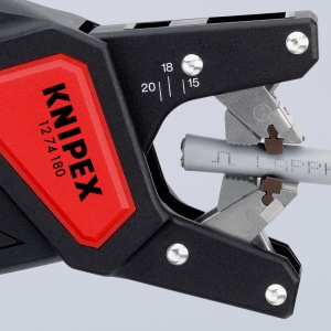 Cleste dezizolator automat, KNIPEX, 4.4 - 7.5 mm2, 175 mm - Img 6
