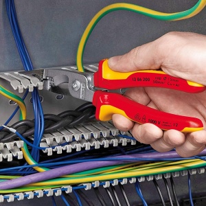 Cleste electrician cu 6 functii, izolat 1000 V, KNIPEX, 200 mm - Img 3