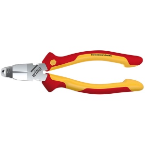 Cleste instalatori TriCut Professional electric, WIHA, 170 mm - Img 1