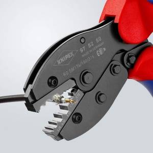 Cleste sertizat conectori coaxiali BNC, KNIPEX, RG 58, 174, 188, 316 - Img 4
