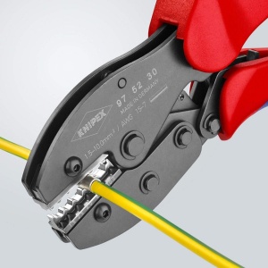 Cleste sertizat conectori neizolati, KNIPEX, 1.5 - 10 mm² - Img 3