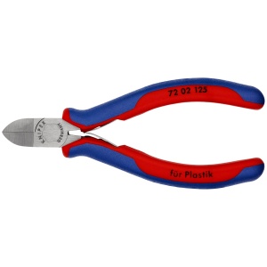 Cleste sfic pentru taiat plastic, manere multicomponet, KNIPEX, 125 mm - Img 3