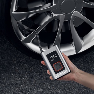 Compresor auto portabil Tellur, 150 PSI, 16L/min, 4000mAh, USB-C, aluminiu - Img 4