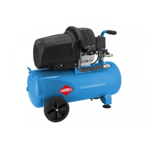 Compresor de aer profesional cu piston (cu accesorii) - Blue Series 2.2kW, 392L/min, 8 bari - Rezervor 50 Litri - AirPress-HL425/50-36888 - Img 1