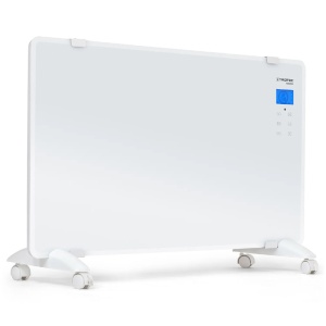 Convector electric din sticla Design TCH 2010E, 2000W, alb - Img 1