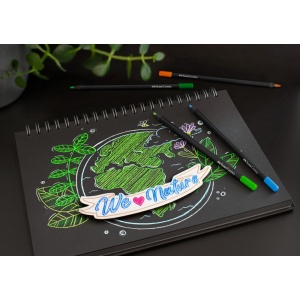 Creioane colorate triunghiulare black edition Faber-Castell 12 culori/set - Img 4