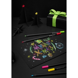 Creioane colorate triunghiulare black edition Faber-Castell 36 culori/set - Img 4