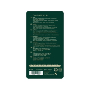Creion grafit hexagonal Artă Castell 9000 Faber-Castell 12 buc/set - Img 3