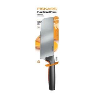 Cuitit Nakiri, Fiskars, FunctionalForm, lama inoxidabila, 16 cm - Img 2