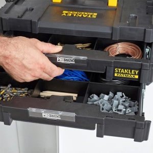 Cutie cu 2 sertare Stanley FATMAX FMST1-71969, 430 x 145 x 332mm, 8 L, PRO-STACK - Img 4