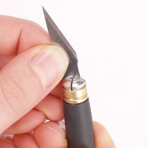 Cutit de precizie Wolfcraft 4195000, cu maner antiderapant pentru o prindere mai sigura - Img 5
