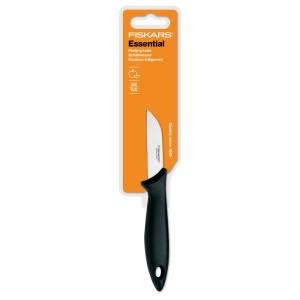 Cutit pentru curatat, Fiskars, Essential, lama inoxidabila, 7 cm - Img 3