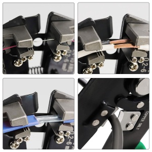 Decablator universal de precizie Engineer PAW-02, ajustare automata diametru, 2 in 1 (taiere, dezizolare) - Img 3