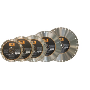 Disc Bisonte diamantat segmentat silentios, pentru caramida, beton, marmura, granit, Ø 250mm - Img 2