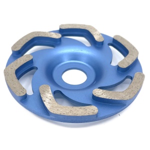 Disc cupa diamantata forma L pentru slefuire Beton/Abrazive 115x22,2mm Standard Profesional - BlueLine - DXDY.BLLC.115 - Img 2