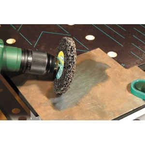 Disc de slefuire pt bormasina Wolfcraft 1674000, cu ax de prindere 6 mm, D 100x13 mm - Img 2