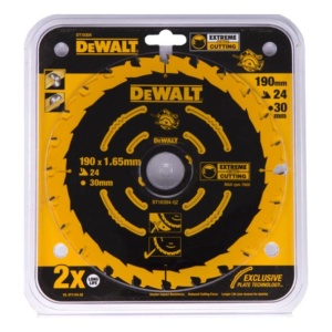 Disc Dewalt DT10304 pentru fierastrau circular, D 190x30x1.65 mm, 24 dinti, pentru taiere universala, seria Extreme - Img 2