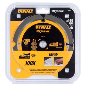 Disc Dewalt DT1471 pentru fierastrau circular, D 165x20x1.8 mm, 4 dinti, taiere fibrociment, seria Extreme - Img 2