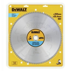 Disc Dewalt DT1922 pentru fierastrau circular, D 355x25.4x2.15 mm, 90 dinti, pentru taiere inox, seria Extreme - Img 3
