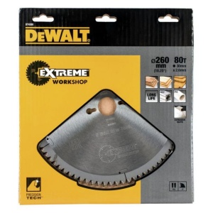 Disc Dewalt DT4280 pentru fierastrau circular, D 260x30x2.6 mm, 80 dinti, pentru taiere aluminiu, seria Extreme - Img 2