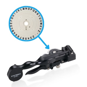 Disc embosare, pansoane aparat etichetat Dymo Rhino M1011, scris normal - Img 3