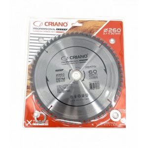Disc Premium TCT - panza de fierastrau circular pentru taiat lemn, 260x30/25,4/20 cu 60 dinti din carbura de tungsten (vidia) - DXDY.PW260-60 - Img 4