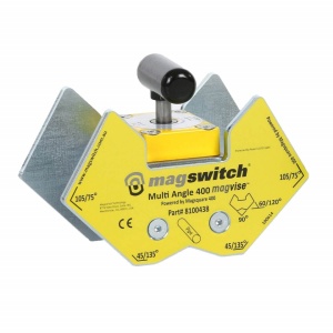 Dispozitiv magnetic sudare si aliniere cu reglarea unghiurilor 45°/135°, 60°/120°, 75°/105°, 90°, MINI MULTI ANGLE 400