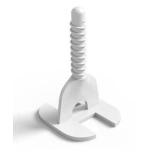 Distantiere autonivelare TWIST pt. gresie, faianta si placi - Rost de 1 mm - 100 buc - XLEV-TWC1100 - Img 2