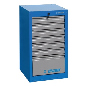 Dulap pentru scule ingust - 8 sertare, DIM 475 x 650 x 870 mm