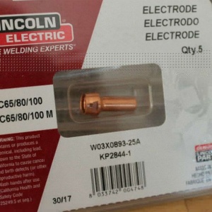 Electrod torta plasma Lincoln Electric W03X0893-25A, 5 buc., pentru LC100/M - Img 2