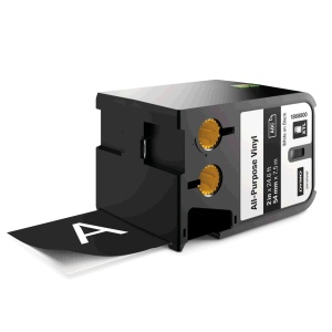 Etichete industriale vinil 54mm x 7m alb negru DYMO XTL 1868800