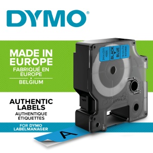Etichete standard 19mm x 7m negru albastru DYMO LabelManager D1 S0720860 45806 - Img 2