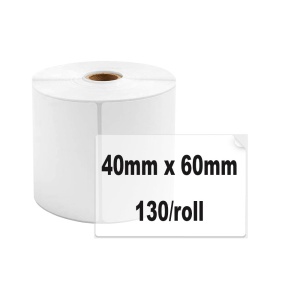 Etichete termice 40 x 60 mm plastic transparent pentru imprimanta AIMO Phomemo M110 M200 M220 120 etichete - Img 2