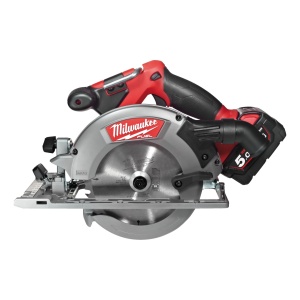 Fierăstrău circular 55mm pentru lemn și plastic M18 FUEL™ M18 CCS55-502X ( KIT: 2 x M18 B5 Acumulator, M12-18 FC Încarcător, Cutie HD) - Img 9
