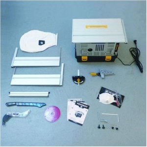 Fierastrau circular de banc cu aspirator integrat, 2200 W, Peugeot tip ENERGYSAW-180ASP - Img 3