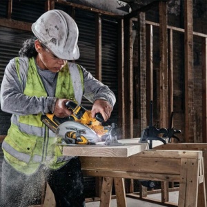 Fierastrau circular Dewalt DCS573NT, compatibil cu acumulator Li-Ion 18 V XR FLEXVOLT, 190 mm, in valiza TSTAK - Img 6