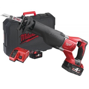 Fierastrau sabie cu acumulator Milwaukee M18 BSX-402X, livrat cu acumulator, valiza
