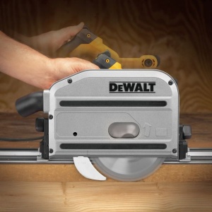 Fierastrau ultra-profesional Dewalt DWS520KTR, 1300 W, adancime de taiere de 55 mm, cu sistemul de ghidare de 1.5m, in valiza TSTAK - Img 4