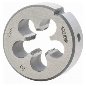 Filieră M22X1.5, filet metric fin, DIN EN 22568, DIN 223 – HSS, Baer