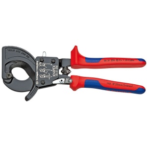 Foarfeca cu clichet pentru cabluri, KNIPEX, 250 mm - Img 1