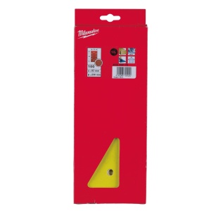 Foi abrazive pentru șlefuitoare cu vibrații Milwaukee 93 x 230 GR 100 - 10 bucati - Img 2