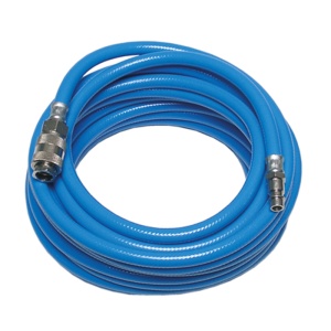 Furtun aer comprimat BGS 10 m 6x6 mm PVC cu insertie - cuple rapide